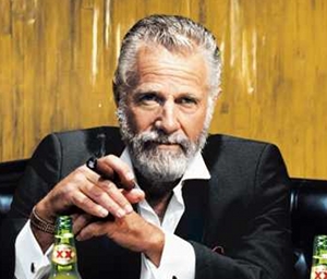 DOS EQUIS guy, a worldly man